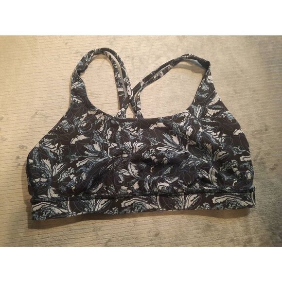 Lululemon Free To Be Zen size 12 Floral Sports Bra - Picture 1 of 3